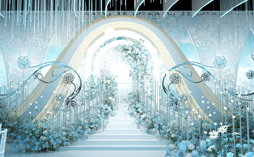 攀枝花釡香烙馍村水晶厅效果展示